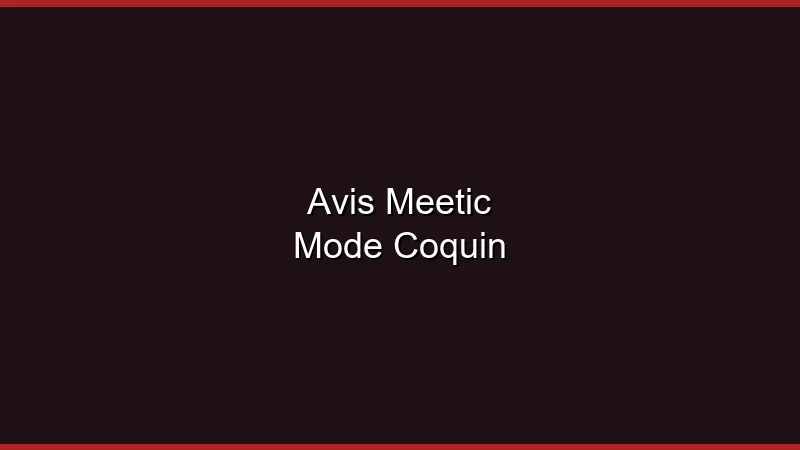 Avis Meetic mode coquin : possible pour le libertinage ?