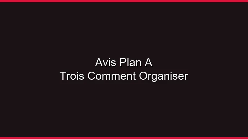 Avis plan à trois : comment bien organiser