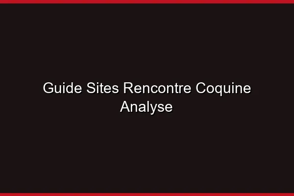 Test de la plateforme pour le coquin