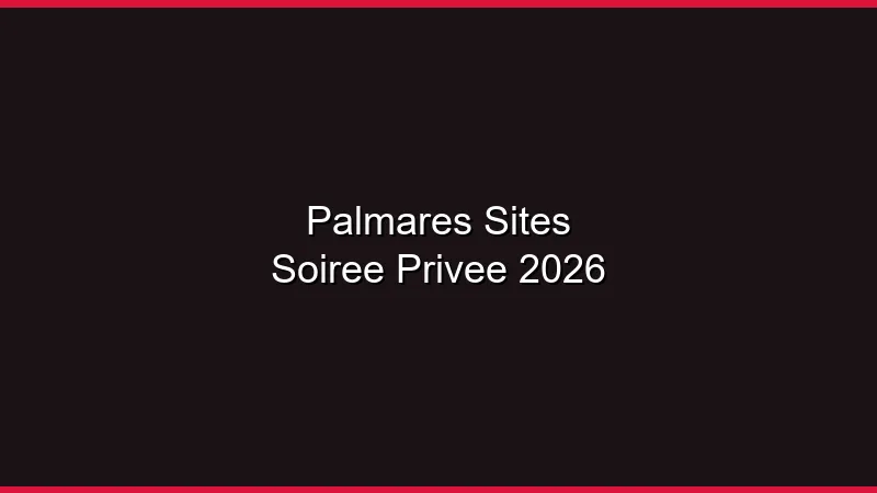 Palmarès des sites de soirées privées en 2026
