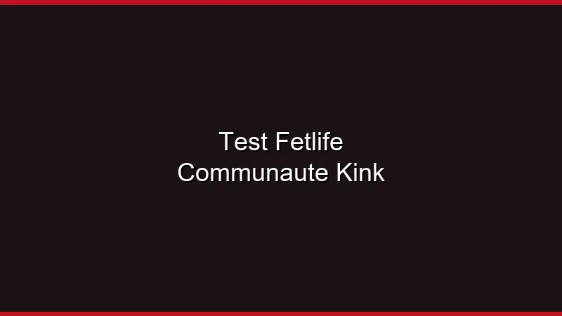 Test FetLife : la communauté kink française